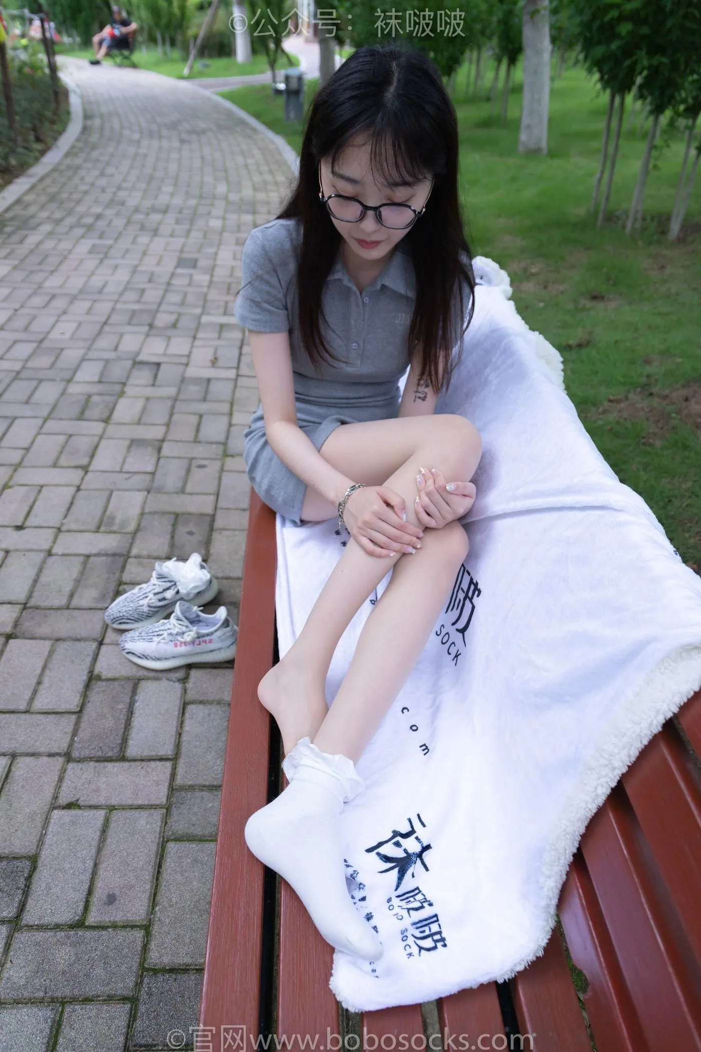[BoBoSocks袜啵啵]NO.019 稚予-椰子、白棉袜、肉丝 [147P]插图3